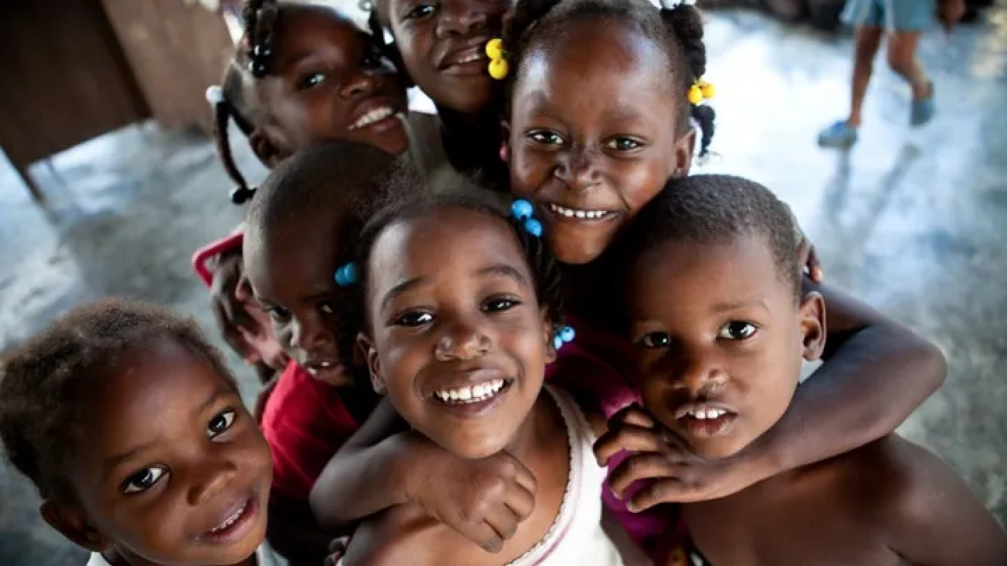 Children smiling